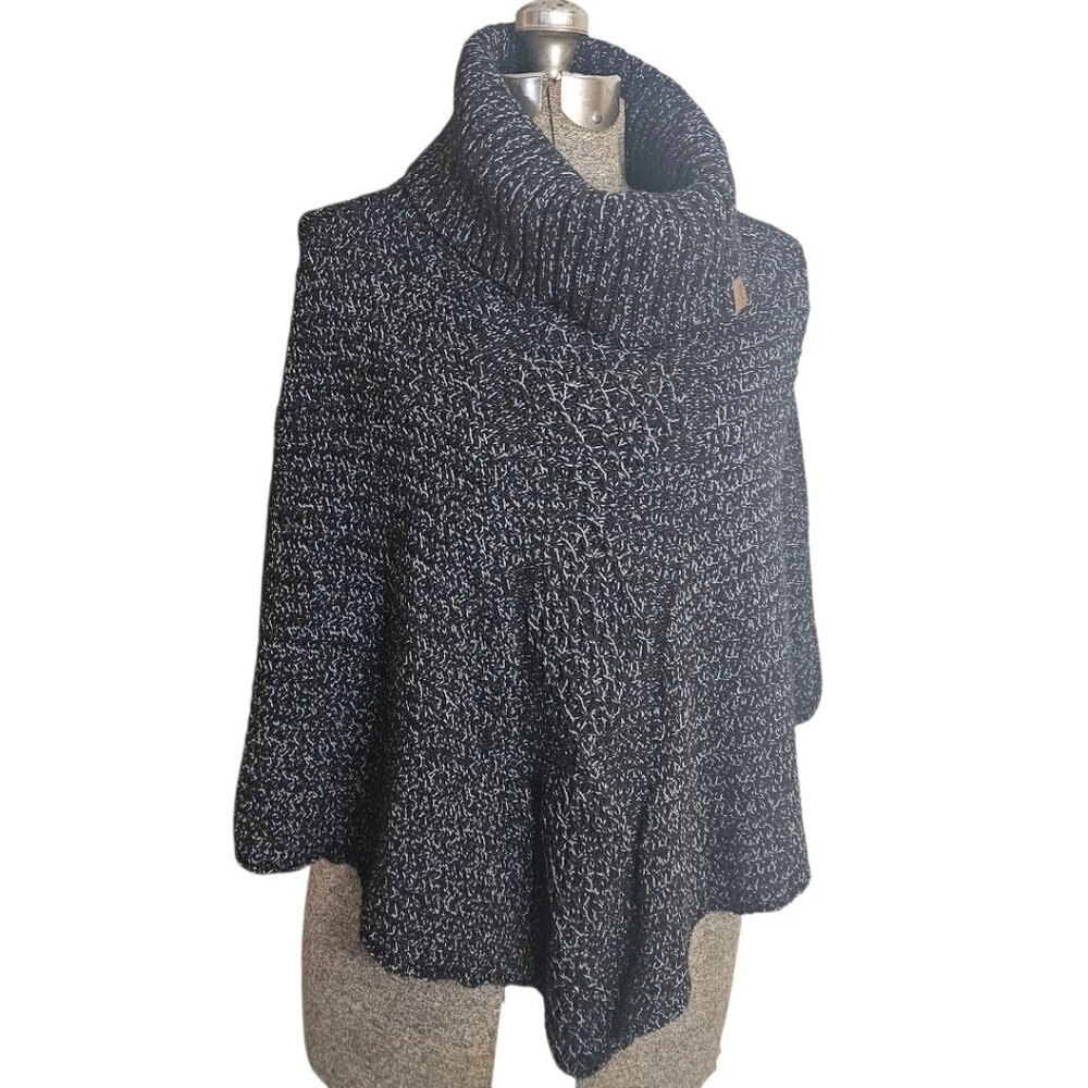 Roots turtleneck poncho O/S